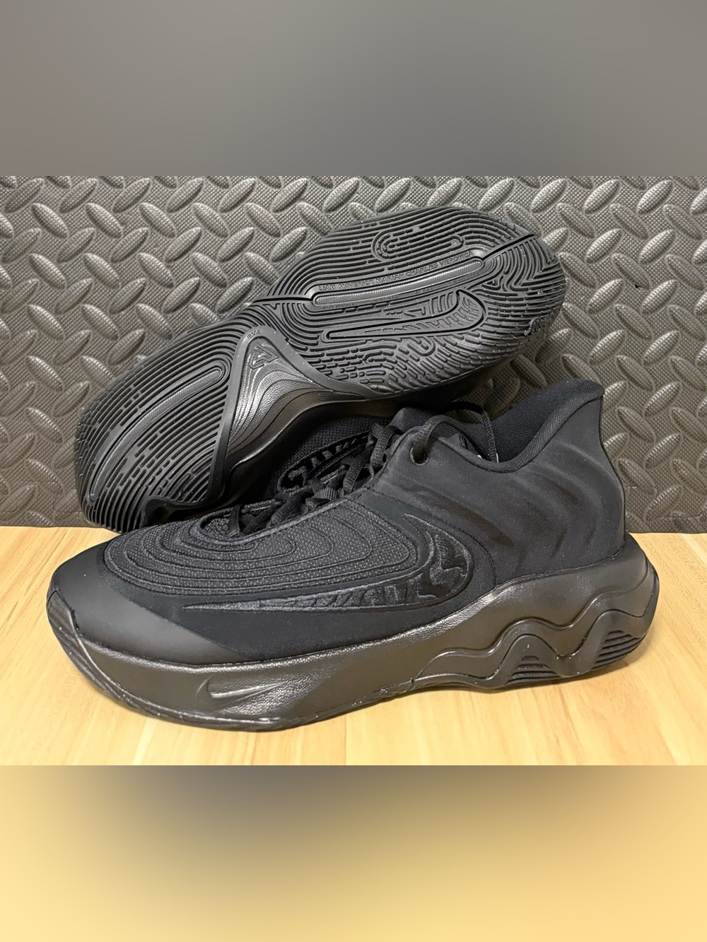 Nike Giannis Immortality 4 Triple Black Basketball Shoes FQ3680-003 Mens Sizes